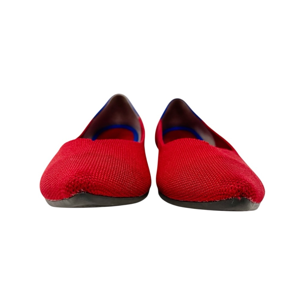 Rothy's The Point in Bright Red Women's Flats Size 10.5 - Picture 6 of 10